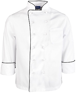 Executive Chef Coats With Black Piping Kng Com